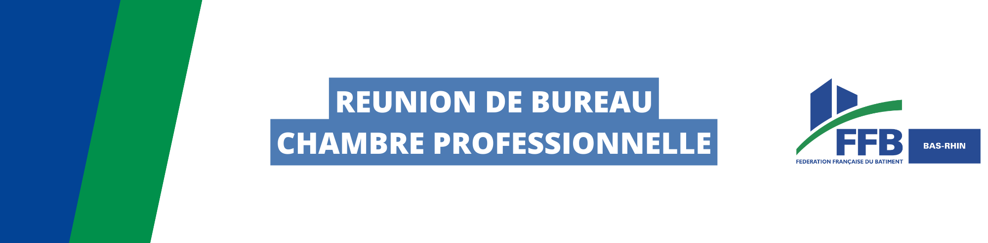 réunion de bureau chambre professionnelle