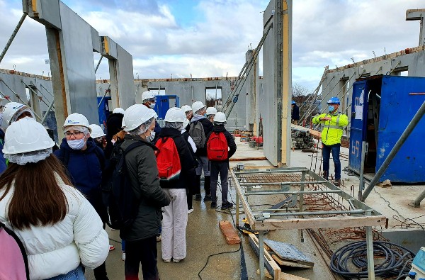 Visite scolaires chantier MDBTP