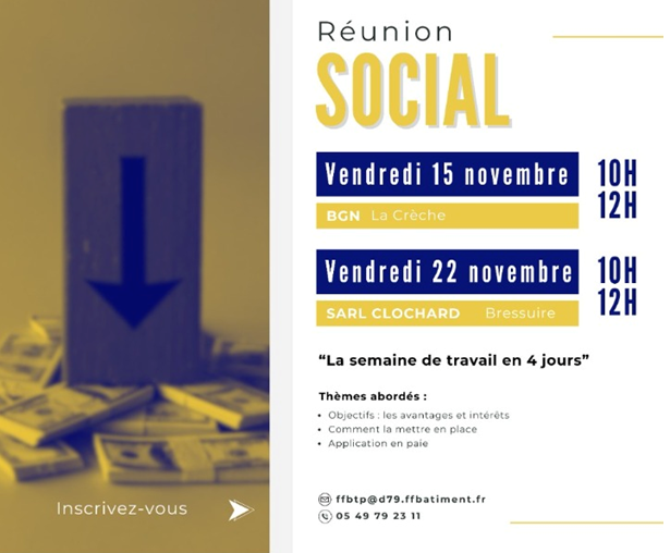 invitation réunion semaine 4 jours ffb79