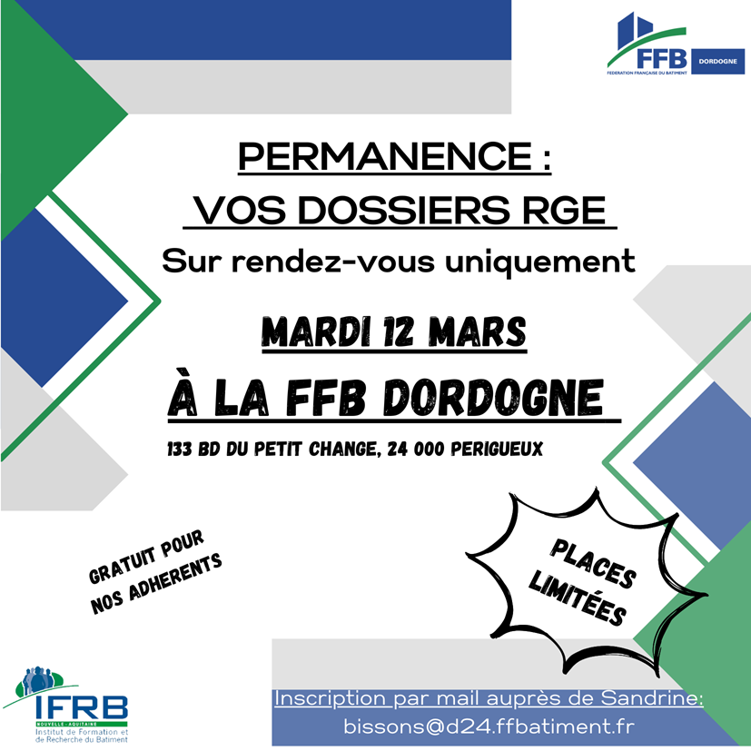 Visuel formation RGE