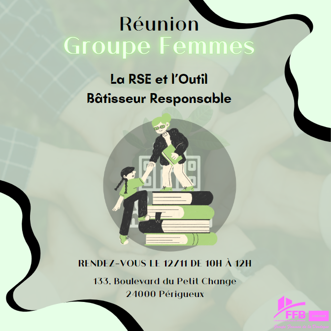 Visuel réunion groupe femmes dirigeantes du 12 novembre 2024