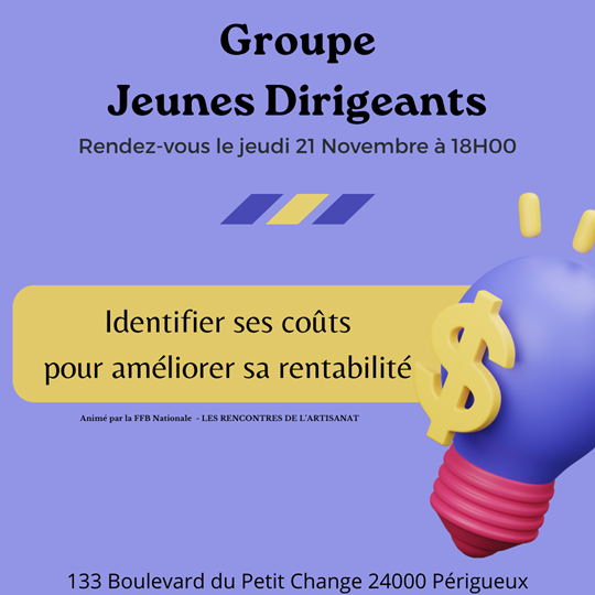 Rencontre Groupe Jeunes Dirigeants du 21 novembre 2024