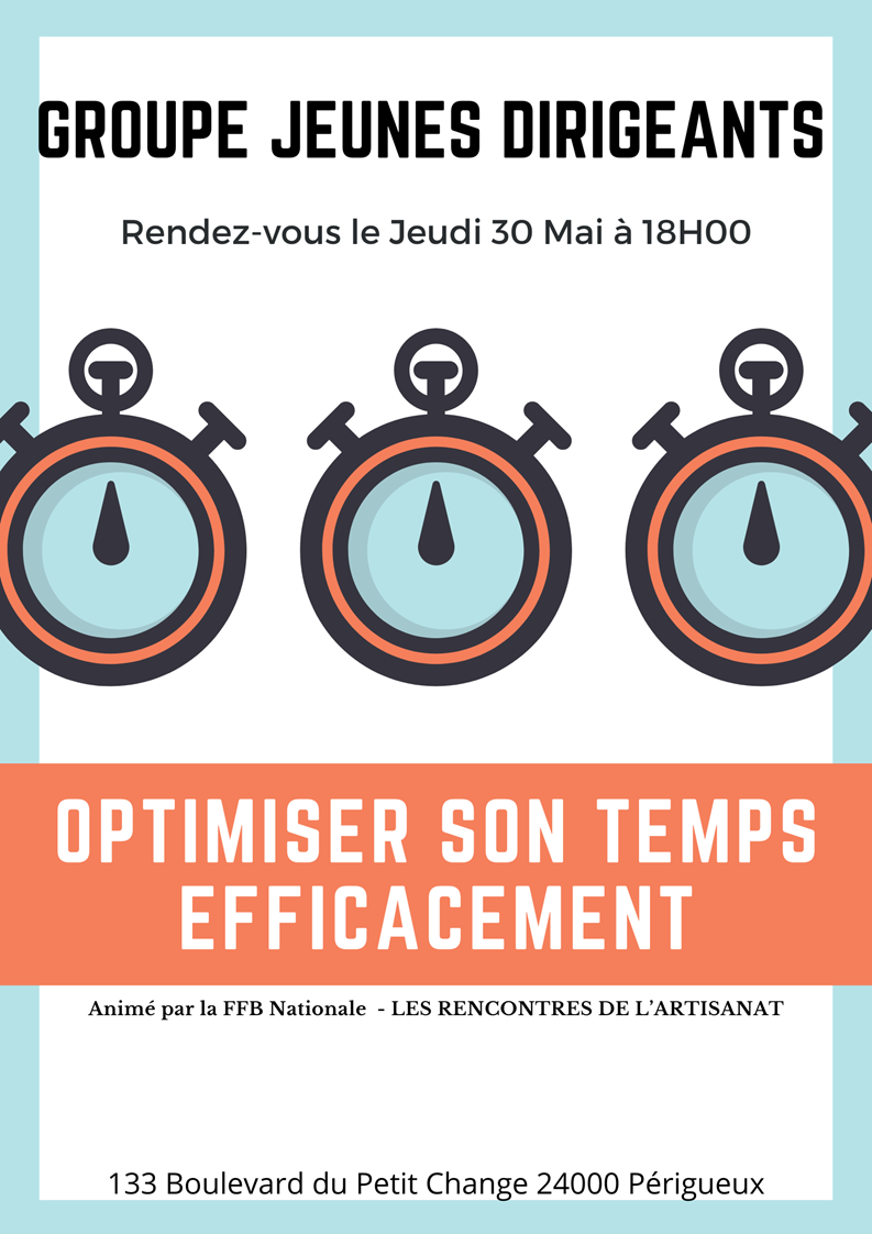 Visuel rencontre du Groupe Jeunes Dirigeants du 30 mai 2024