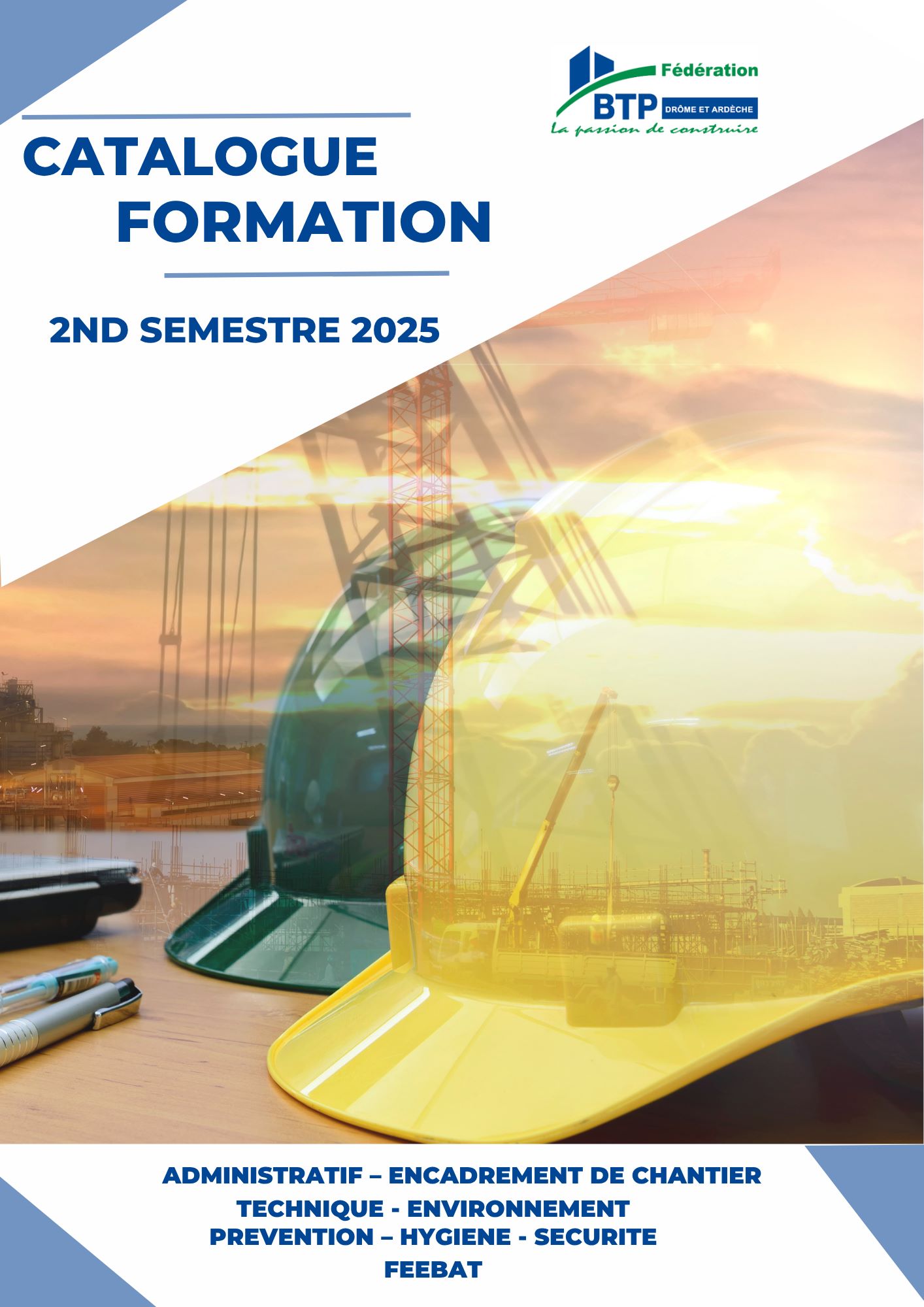 calendrier formations 2nd semestre