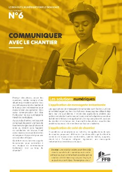 application de suivi de chantier