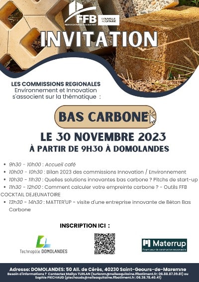 programme réunion Bas Carbonne du 30-11-2023