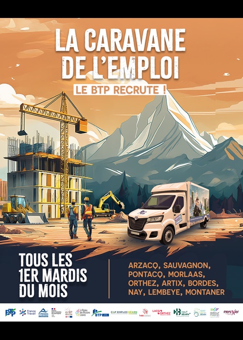 Affiche Caravane de l'Emploi