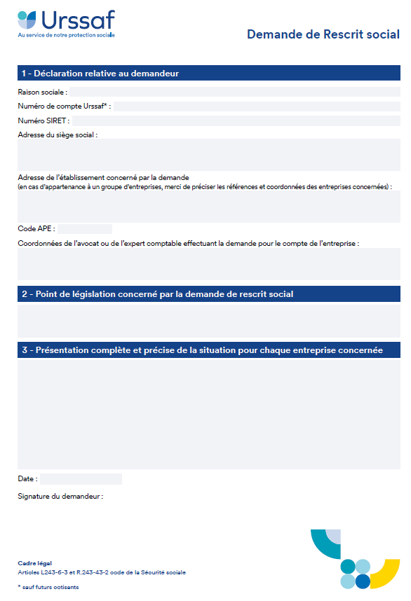 demande de rescrit social