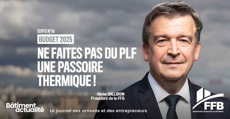 Projet de loi de finances pour 2024 : le bâtiment entre en crise